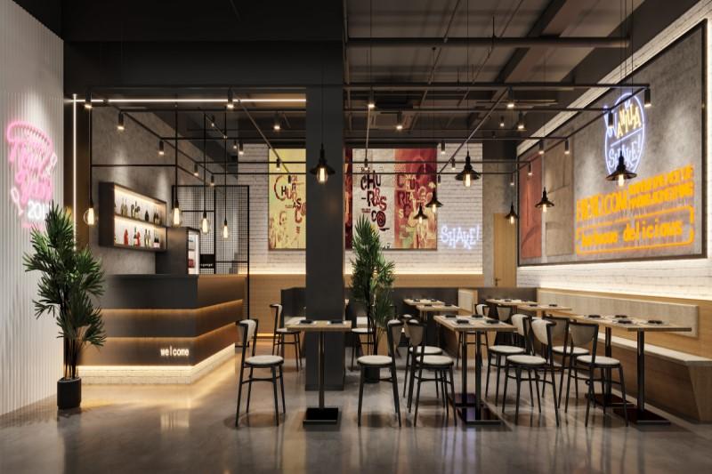 杭州时尚烧烤店装修设计多少钱？