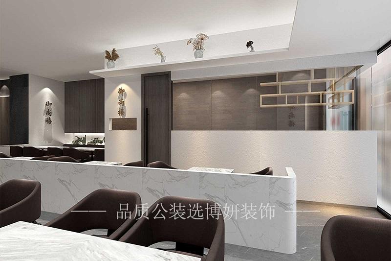 杭州现代风餐饮店装修设计效果图