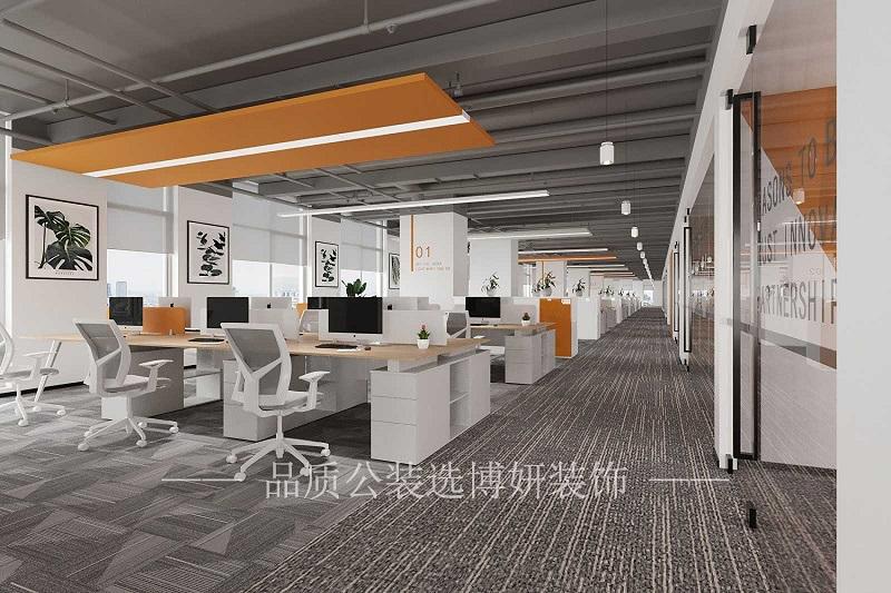 杭州现代风办公室装修设计效果图
