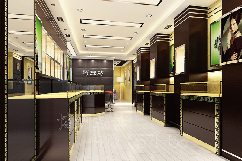 黄金珠宝店装修,黄金珠宝店装潢设计,黄金珠宝店装修效果图,装修公司