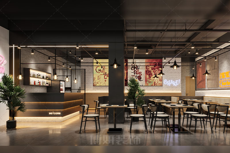 烧烤店装修,烧烤店装潢设计,烧烤店装修效果图,装修公司