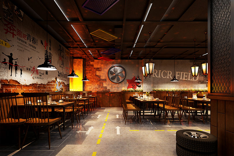 杭州烧烤店装修公司-烧烤店的设计氛围非常重要